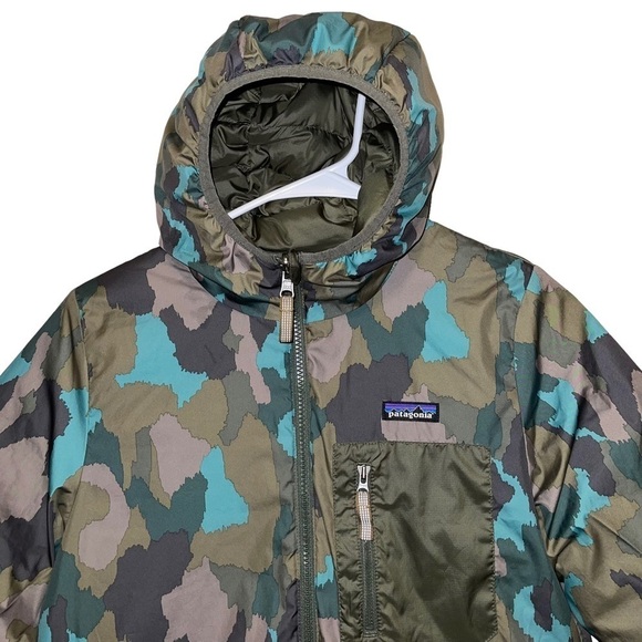 Patagonia Reversible Down Jacket Size L - Picture 8 of 11